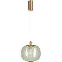 Altavola Design Polar lampa wisząca 1x6 W zielona-złota LA019/P_green