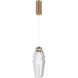 Altavola Design Opal lampa wisząca 1x6 W przezroczysta-złota LA025/P_clear