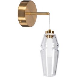 Altavola Design Opal kinkiet 1x6 W przezroczysty-złoty LA025/W_clear