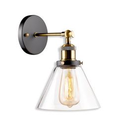 Altavola Design New York Loft kinkiet 1x60W mosiądz/przezroczysty LA034/W