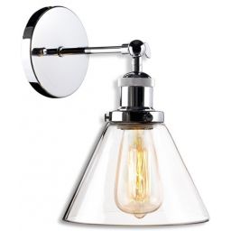 Altavola Design New York Loft kinkiet 1x60W chrom/przezroczysty LA034/W_chrom