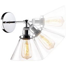Altavola Design New York Loft kinkiet 1x60W chrom/przezroczysty LA034/W_chrom