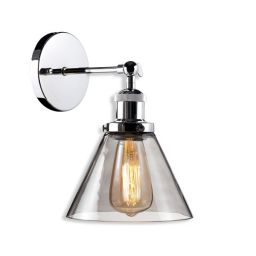 Altavola Design New York Loft kinkiet 1x60W chrom/dymny LA034/W_smoky_chrom