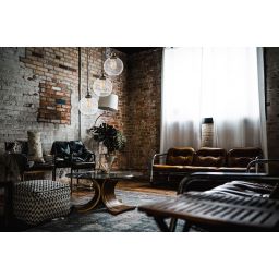 Altavola Design New York Loft lampa wisząca 1x40W mosiądz/przezroczysty LA035/P