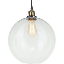 Altavola Design New York Loft lampa wisząca 1x40 W mosiądz-przezroczysta LA035/P_MAX