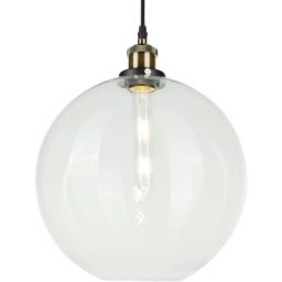 Altavola Design New York Loft lampa wisząca 1x40 W mosiądz-przezroczysta LA035/P_MAX