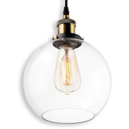 Altavola Design New York Loft lampa wisząca 1x40W mosiądz/przezroczysty LA035/P