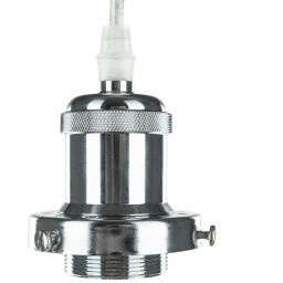 Altavola Design New York Loft lampa wisząca 1x40W chrom/przezroczysty LA035/P_chrom