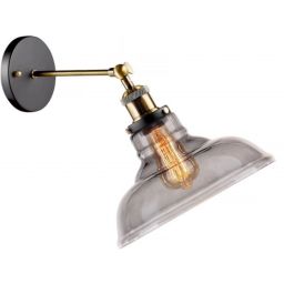 Altavola Design New York Loft kinkiet 1x40 W mosiądz-przydymiony LA040/W_smoky