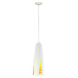 Altavola Design Origami lampa wisząca 1x40W biały/pomarańczowy LA044/P_white-orange