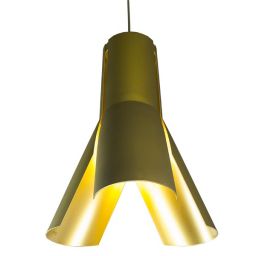 Altavola Design Origami lampa wisząca 1x40W chrom/coffee/złoty LA045/P_bronze