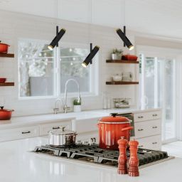 Altavola Design Lunette lampa wisząca 6x3W czarny/złoty LA062/CL3_black