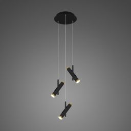 Altavola Design Lunette lampa wisząca 6x3W czarny mat/złoty LA062/P3_black