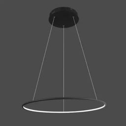 Altavola Design Ledowe Okręgi lampa wisząca 1x32W LED czarna LA073/P_60_in_4k_32W_black