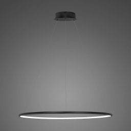 Altavola Design Ledowe Okręgi lampa wisząca 1x43W LED czarna LA073/P_80_in_3k_43W_black