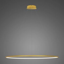 Altavola Design Ledowe Okręgi No.1 lampa wisząca ściemnialna 1x45 W złota LA073/P_120_in_3k_gold_dimm