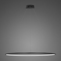 Altavola Design Ledowe Okręgi lampa wisząca 1x45W czarna LA073/P_120_in_4k_black