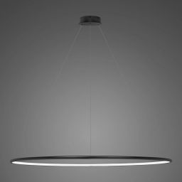 Altavola Design Ledowe Okręgi lampa wisząca ściemnialna 57W LED czarny LA073/P_150_in_4k_black_dimm