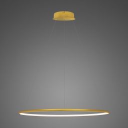 Altavola Design Ledowe Okręgi No.1 lampa wisząca ściemnialna 1x30 W złota LA073/P_80_in_3k_gold_dimm