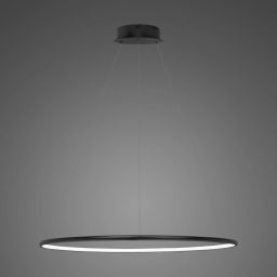 Altavola Design Ledowe Okręgi lampa wisząca ściemnialna 30W LED czarny LA073/P_80_in_4k_black_dimm