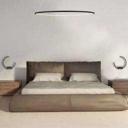 Altavola Design Ledowe Okręgi lampa wisząca ściemnialna 30W LED czarny LA073/P_80_in_4k_black_dimm