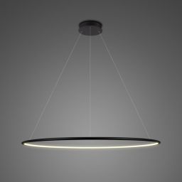 Altavola Design Ledowe Okręgi lampa wisząca 1x55W czarna LA073/P_100_in_3k_black