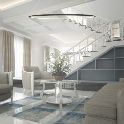 Altavola Design Ledowe Okręgi lampa wisząca 1x55W czarna LA073/P_100_in_3k_black