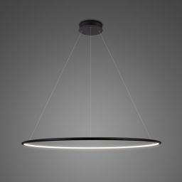 Altavola Design Ledowe Okręgi lampa wisząca 1x55W czarna LA073/P_100_in_4k_black