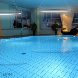 Altavola Design Ledowe Okręgi lampa wisząca 1x55W czarna LA073/P_100_in_4k_black