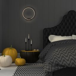 Altavola Design Ledowe Okręgi kinkiet 1x15W czarny LA073/W_in_3k_black