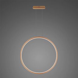 Altavola Design Ledowe Okręgi lampa wisząca ściemnialna 38 W miedź LA073/X_100_in_3k_copper_dimm