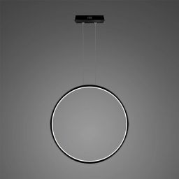 Altavola Design Ledowe Okręgi lampa wisząca ściemnialna 30W LED czarny LA073/X_80_in_4k_black_dimm