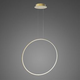 Altavola Design Ledowe Okręgi No.1 lampa wisząca ściemnialna 1x30 W złota LA073/LA073/X_80_in_3k_gold_dimm