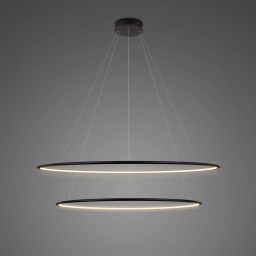 Altavola Design Ledowe Okręgi lampa wisząca 68W LED czarny LA074/P_100_in_3k_black