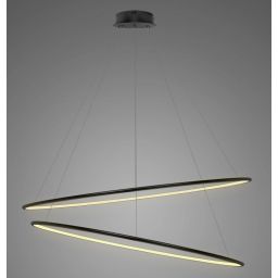 Altavola Design Ledowe Okręgi lampa wisząca 83W LED czarny LA074/P_120_in_3k_black