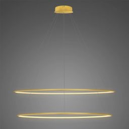 Altavola Design Ledowe Okręgi lampa wisząca 83 W złota LA074/P_120_in_3k_gold