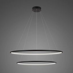 Altavola Design Ledowe Okręgi lampa wisząca 53W czarny LA074/P_80_in_3k_black