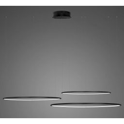Altavola Design Ledowe Okręgi lampa wisząca 99W LED czarny LA075/CO3_80_in_3k_99W_black