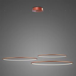 Altavola Design Ledowe Okręgi lampa wisząca 3x68 W miedź LA075/CO3_80_in_3k_copper