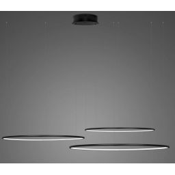 Altavola Design Ledowe Okręgi lampa wisząca 99W LED czarny LA075/CO3_80_in_4k_99W_black