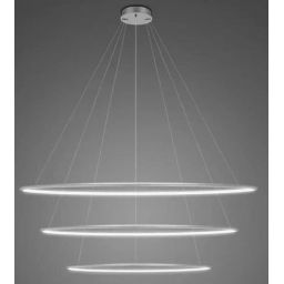 Altavola Design Led Shape lampa wisząca 1x113 W srebrna LA075/P_120_in_4k_silver