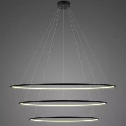 Altavola Design Ledowe Okręgi lampa wisząca 139W LED czarny LA075/P_150_in_3k_black