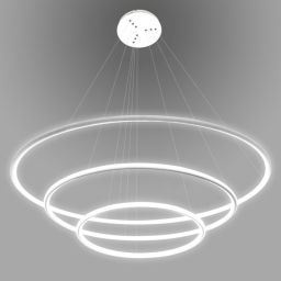 Altavola Design Ledowe Okręgi lampa wisząca 110W biała LA075/P_80_in_4k_white