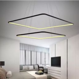 Altavola Design Ledowe Kwadraty lampa wisząca 75W czarny LA077/P_60_in_3k_black