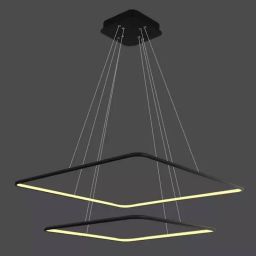 Altavola Design Ledowe Kwadraty lampa wisząca 75W czarny LA077/P_60_in_3k_black