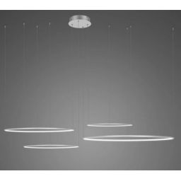 Altavola Design Led Shape lampa wisząca 1x106 W srebrna LA084/CO4_100_in_3k_silver_Dali