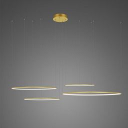 Altavola Design Ledowe Okręgi No.4 lampa wisząca ściemnialna 106W złota LA084/CO4_100_in_4k_gold_dimm