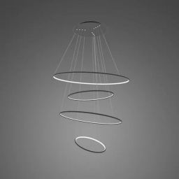 Altavola Design Ledowe Okręgi lampa wisząca 106W LED czarny LA084/P_100_in_3k_black