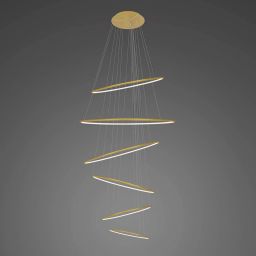 Altavola Design Ledowe Okręgi No. 6 lampa wisząca 160W złota LA086/P_100_in_2700k_gold_Dali