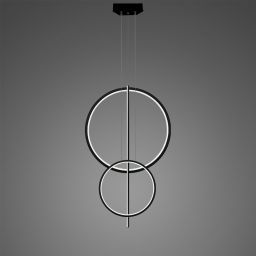 Altavola Design Linea lampa wisząca 51W czarny LA087/2P_60_40_100_3k_black